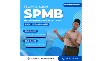 SISTEM PENERIMAAN MURID BARU (SPMB) TAHUN PELAJARAN 2026-2027